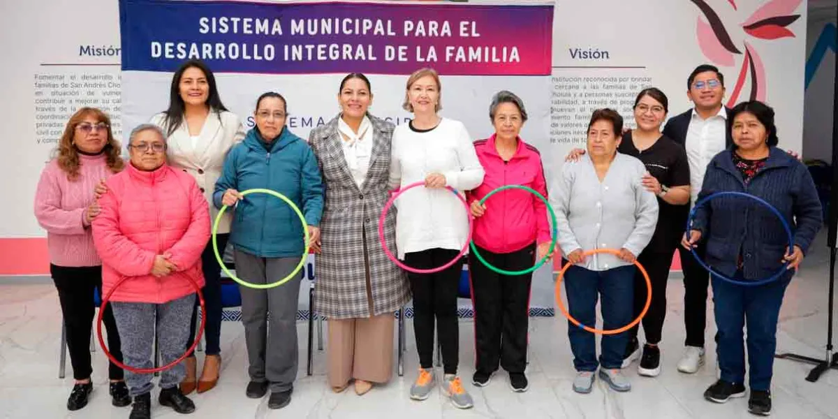 Promueven en San Andrés Cholula la salud de abues