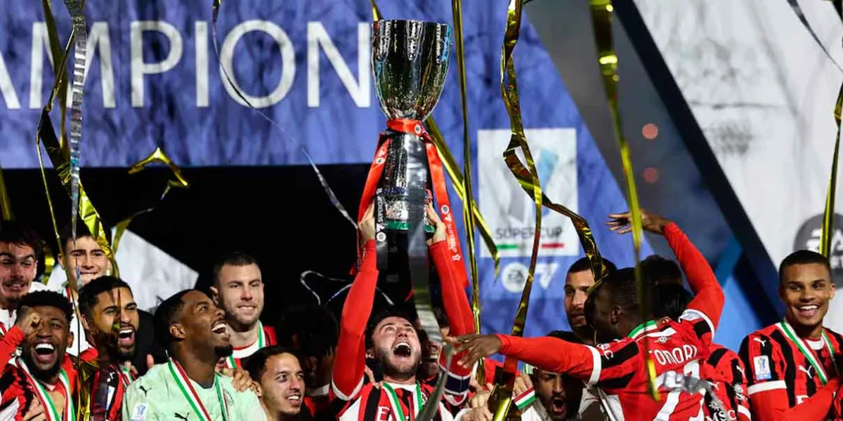 VIDEO.Milán vence a su archirrival y se corona campeón de la Supercopa italiana 