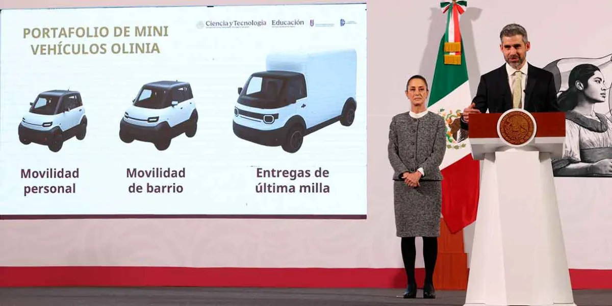 Presentan Olinia, la primera armadora de miniautos eléctricos 100% mexicanos