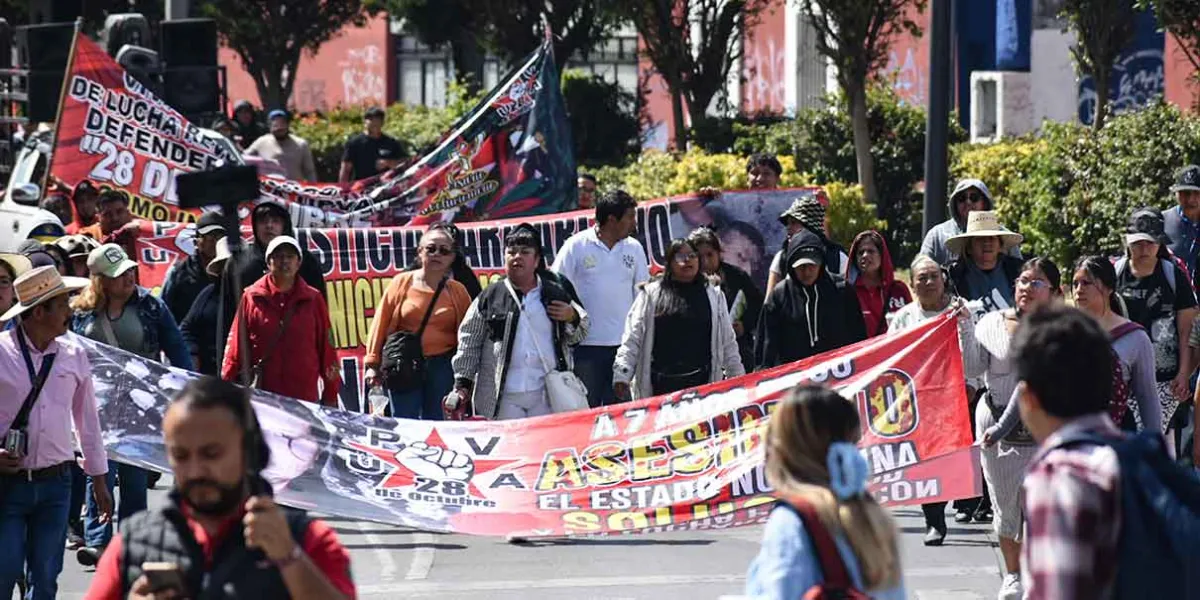 Protesta de la 28 de Octubre provocó el caos vial en la capital  