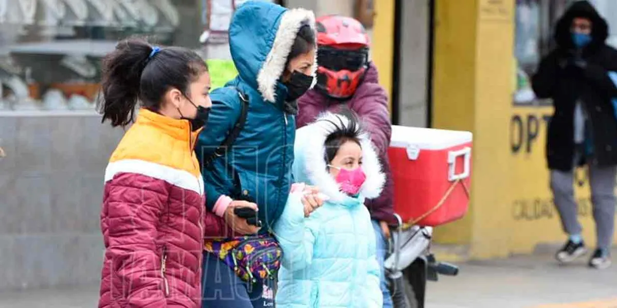 Drástico descenso de temperatura en Puebla por masa de aire polar 