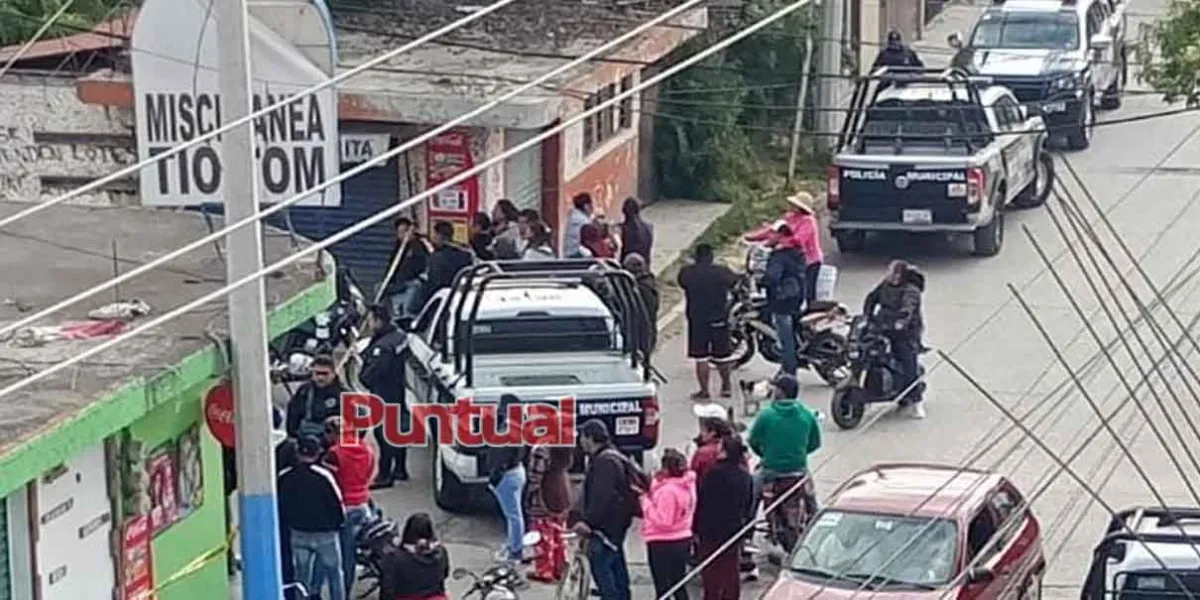 Asesinan a mujer a balazos en Santa Catarina Hueyatzacoalco, Texmelucan