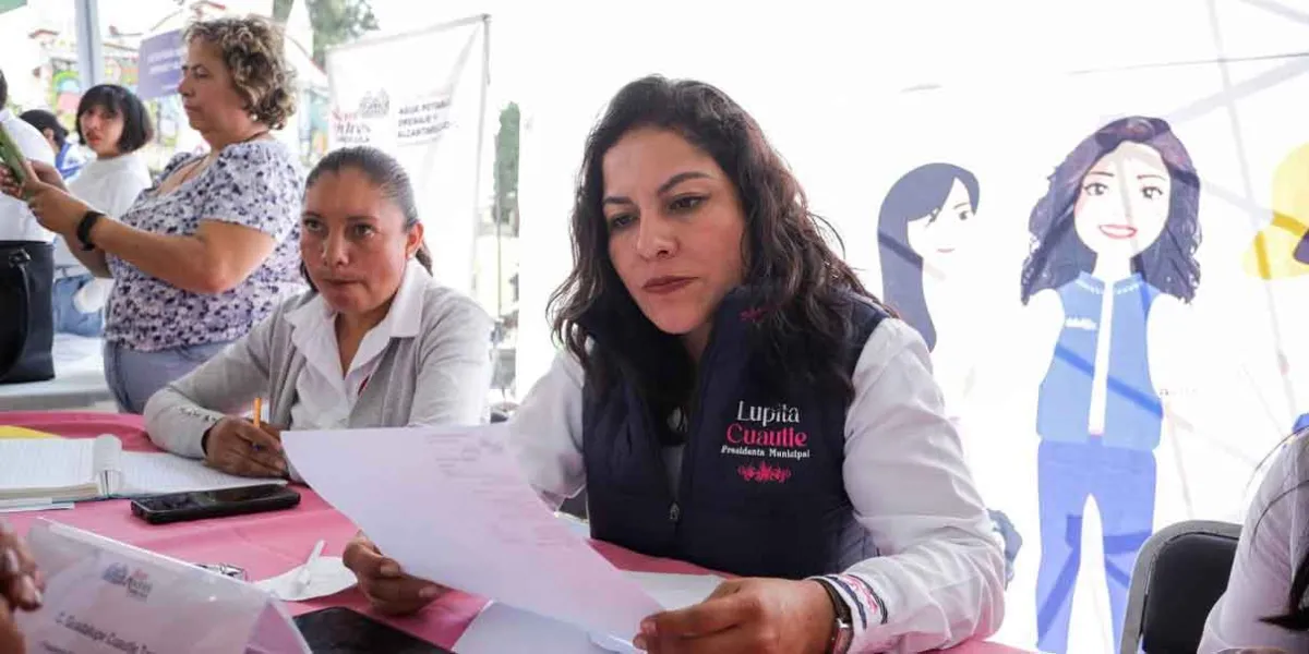 Guadalupe Cuautle acercó servicios municipales a Tonantzintla