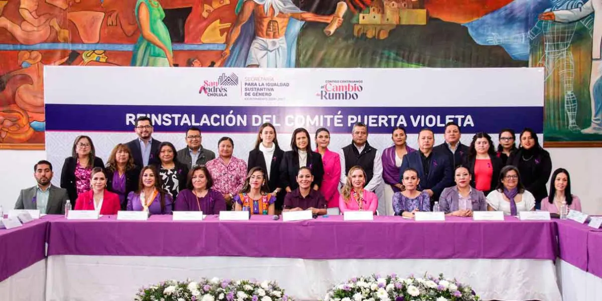 Protección y Apoyo a Mujeres en San Andrés Cholula con Puerta Violeta