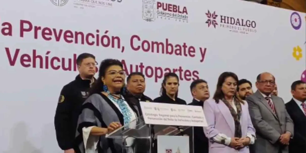 Gobiernos de CDMX, Edomex, Puebla, Hidalgo y Morelos unen fuerzas contra el robo de vehículos