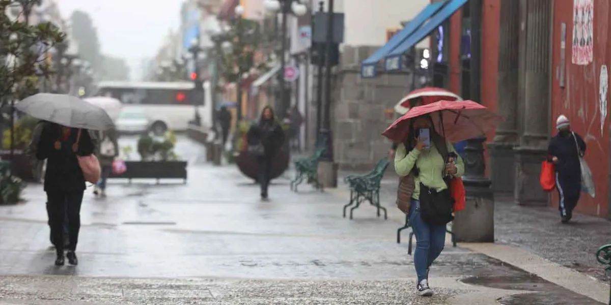 Prepárese... Se pronostican bajas temperaturas y lluvias en Puebla