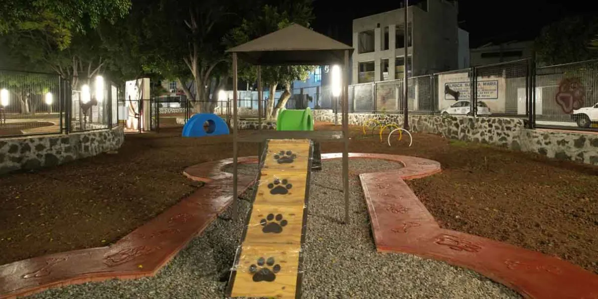 Ariadna Ayala inaugura parque para mascotas en Atlixco