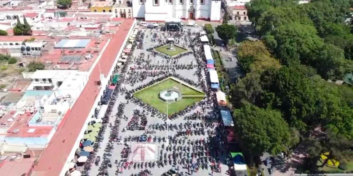 Éxito en la Mega Rodada Cholula 2025: Más de 2 mil motociclistas participaron 