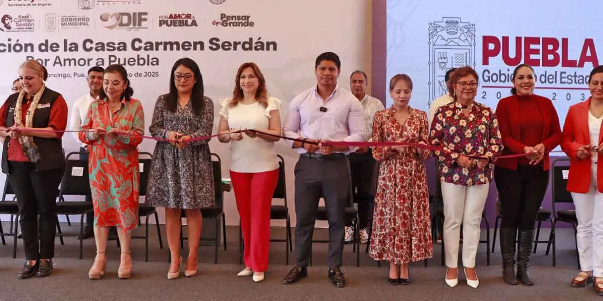 Ceci Arellano inaugura "Casa Carmen Serdán" en Cuautlancingo