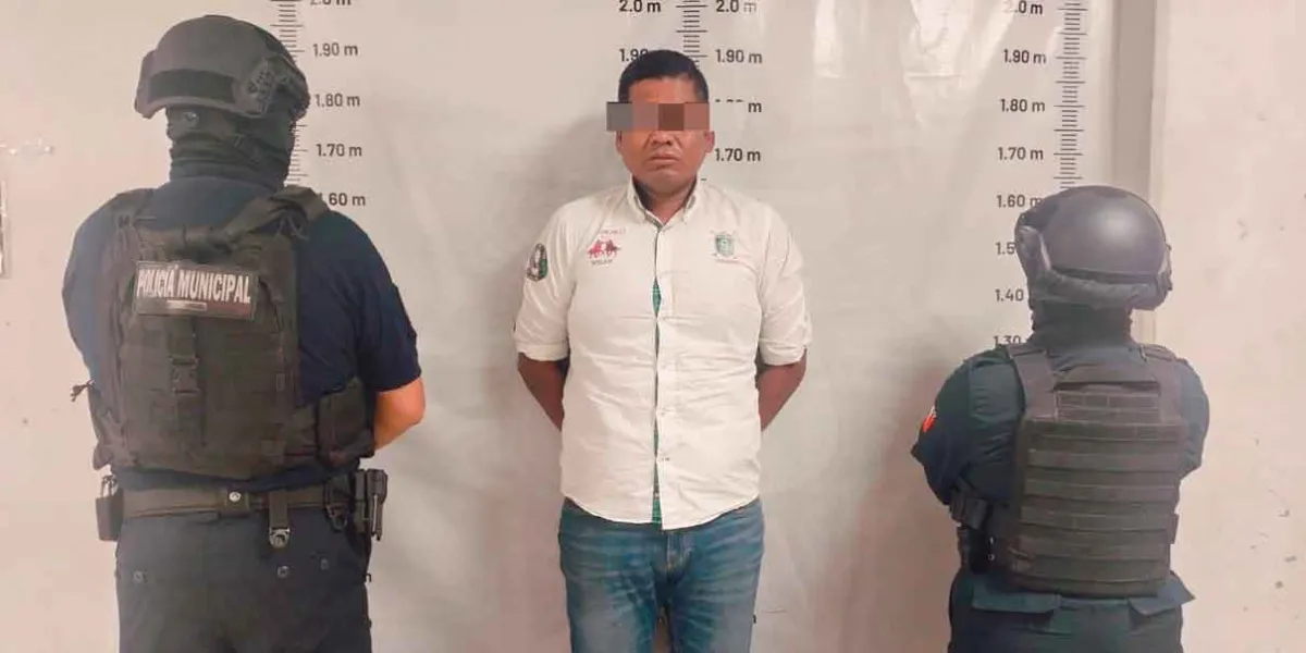 Detienen a sujeto por portación de arma de uso exclusivo del ejército en Cuautlancingo 