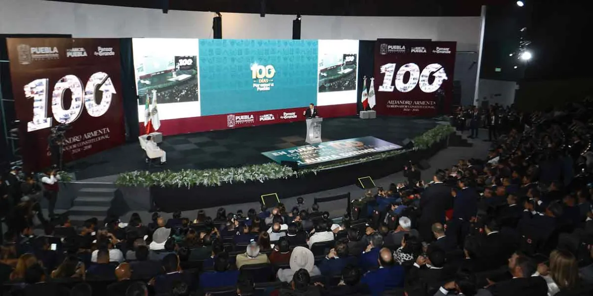 En 100 días de gobierno, Armenta consolida Casas Violeta y mayor seguridad en Puebla