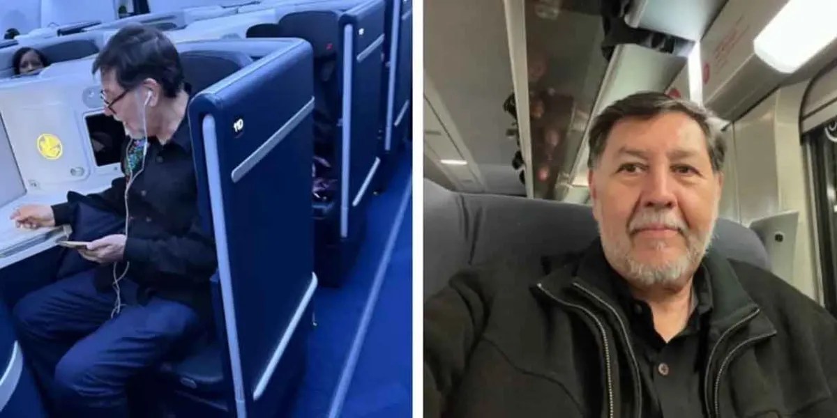 Fernández Noroña causa polémica por vuelo en clase ejecutiva rumbo a Europa