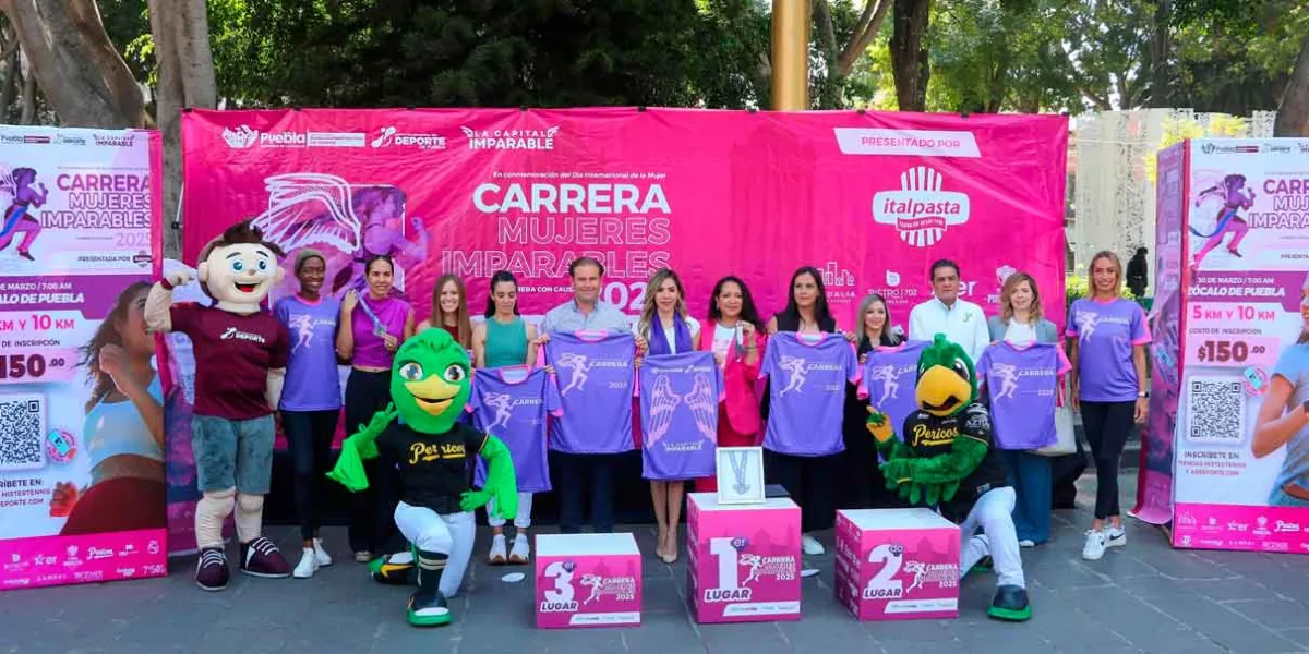 IMDP y la Secretaría de Igualdad Sustantiva presentan la playera y medalla de la Carrera “Mujeres Imparables”