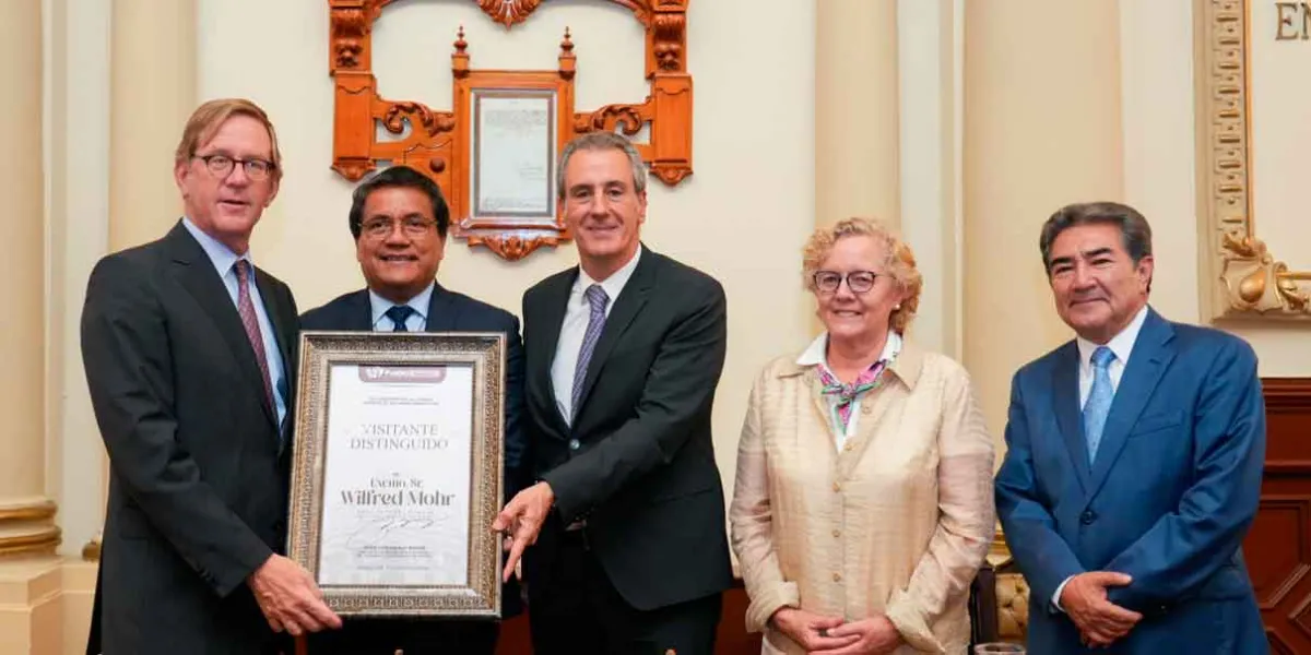 Reconoce Pepe Chedraui al embajador de Países Bajos como visitante distinguido