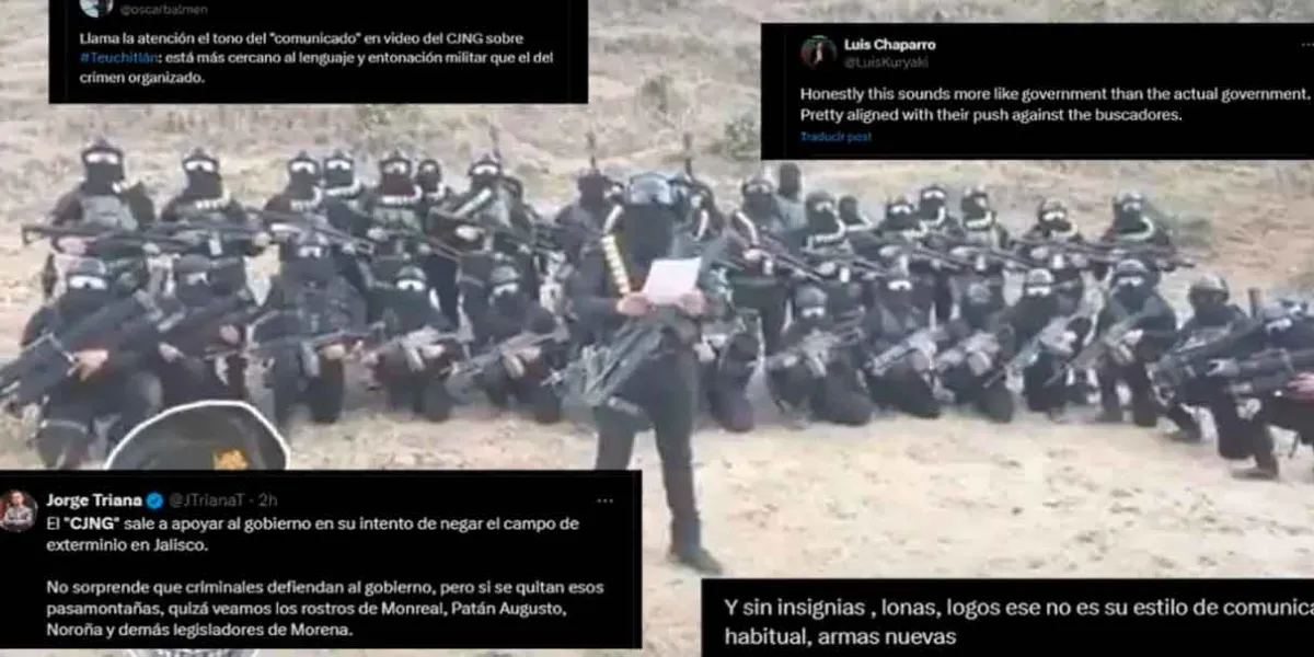 Intenso debate en redes por autenticidad del video del CJNG sobre Rancho Izaguirre