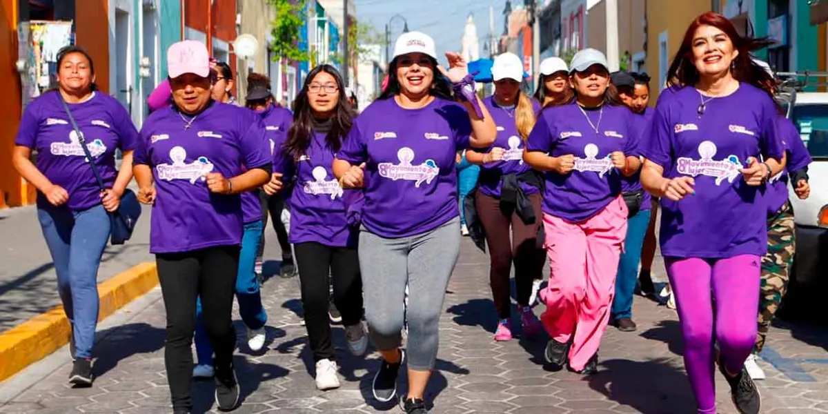 Con Movimiento Mujer, San Pedro Cholula conmemora el 8M con participación activa