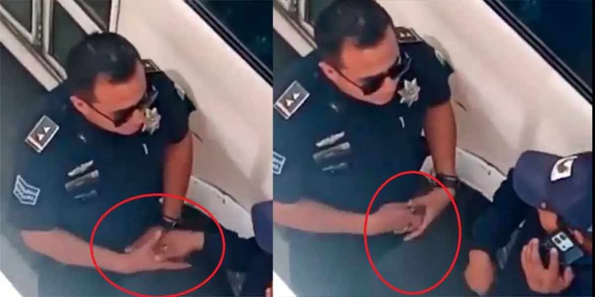 Agentes de tránsito de Tecamachalco destituidos tras ser sorprendidos extorsionando a chofer