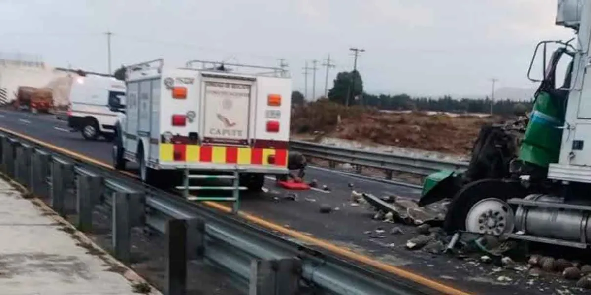 Trágico accidente en la autopista Puebla-Orizaba cobra dos vidas