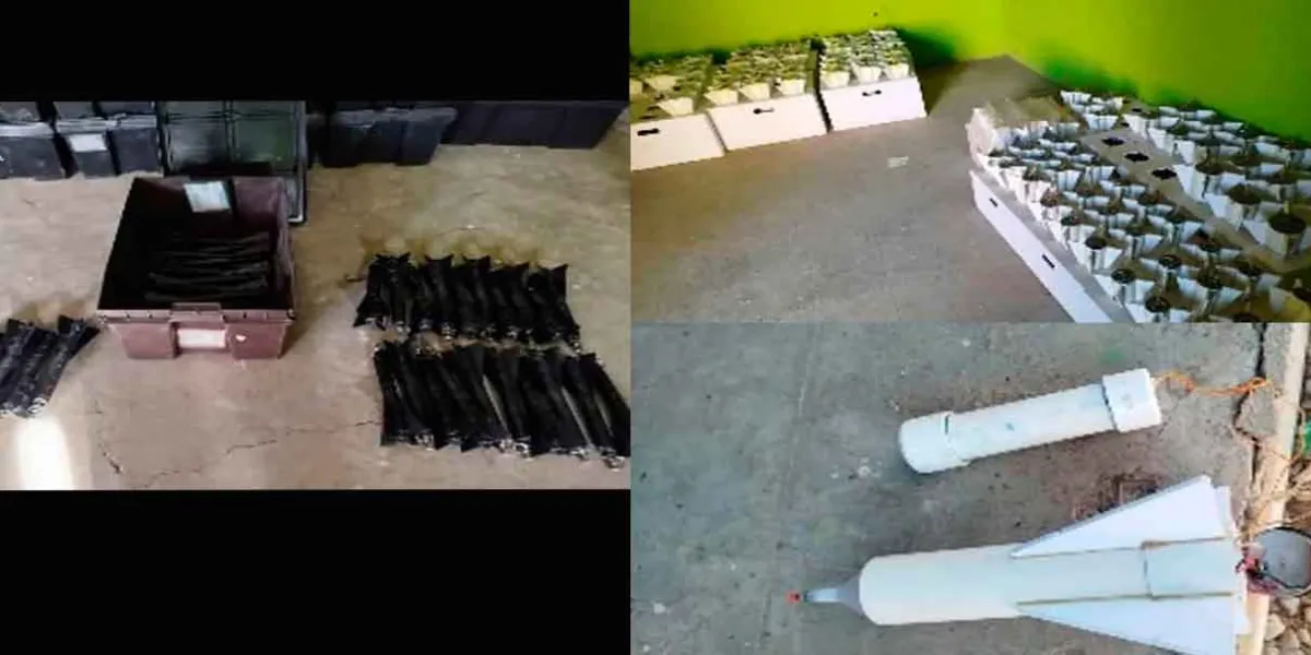 Descubren bodega con casi 3 mil explosivos para dron en Sinaloa