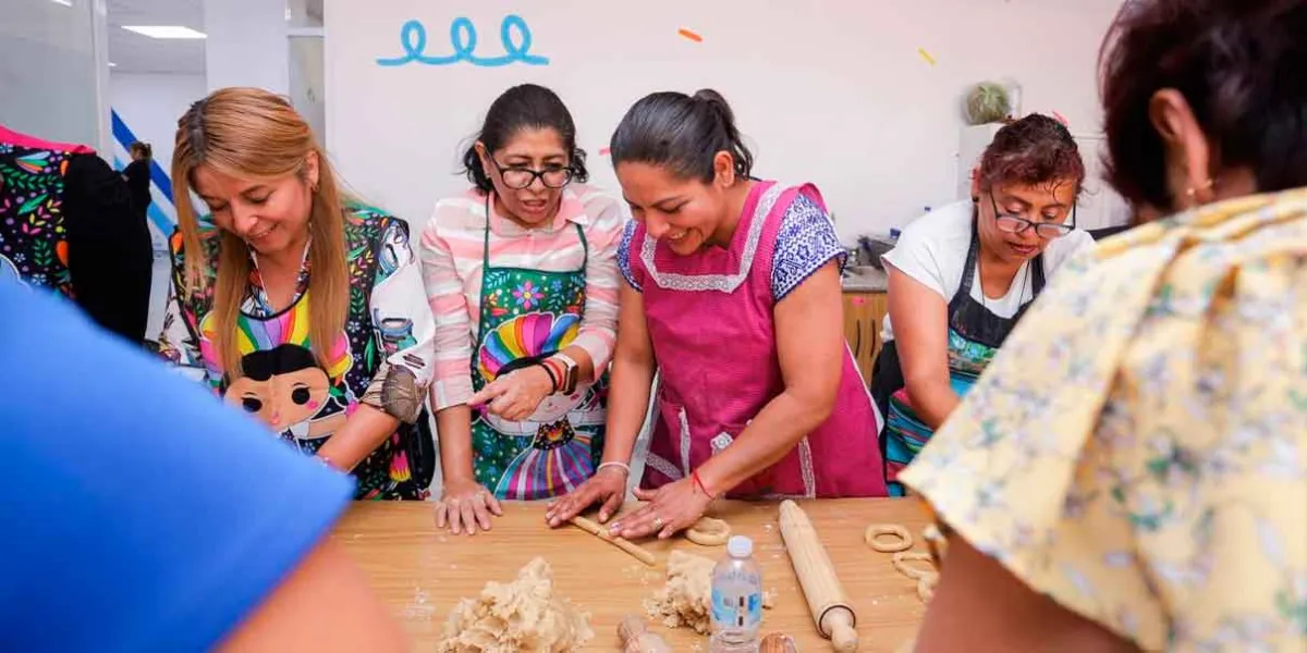 Lupita Cuautle encabeza taller de elaboración de muéganos sanandreseños