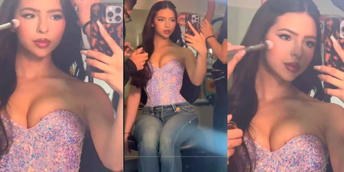 Sigue la guerra. Ahora Ángela Aguilar presume cintura después de las fotos de Cazzu