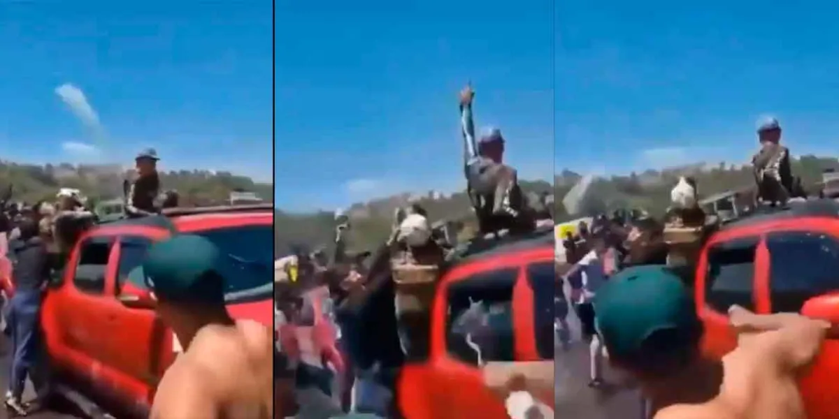 VIDEO. CJNG “celebra” con pobladores  Sábado de Gloria en Michoacán 