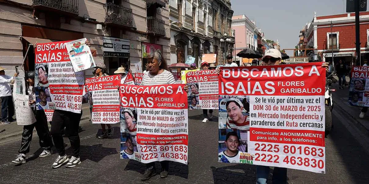 Familiares de Isaías exigen resultados a la Fiscalía; cumplió 23 días desaparecido