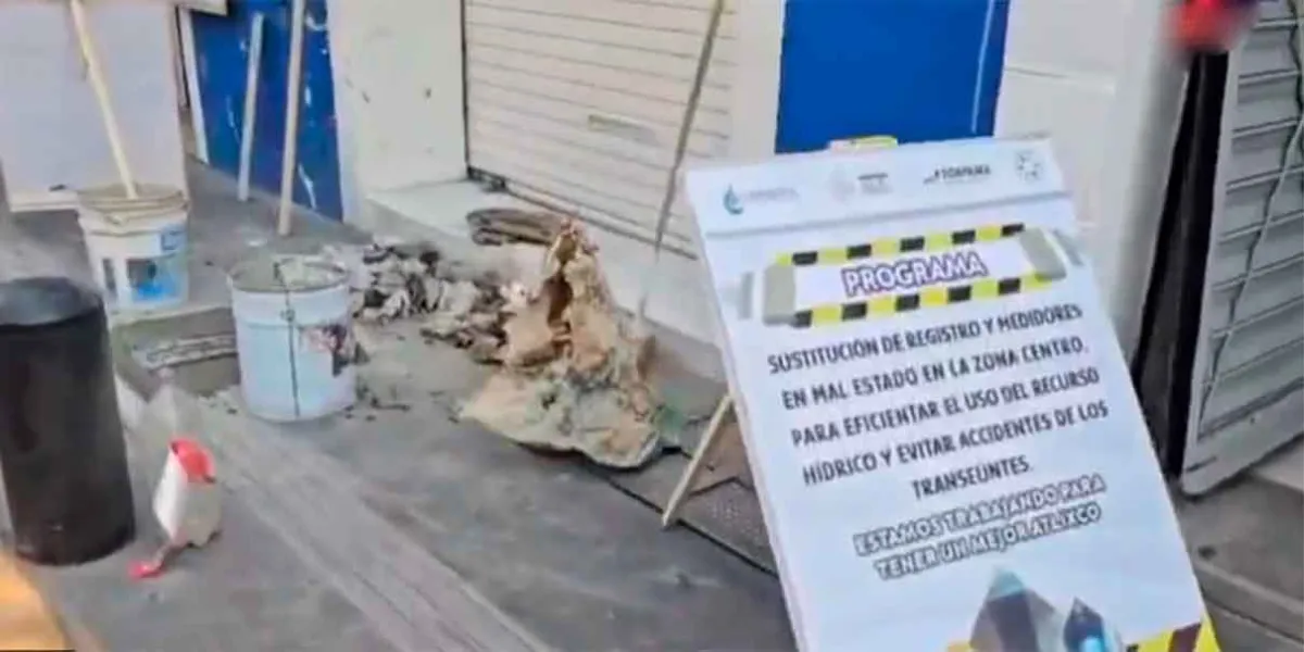 SOAPAMA inicia renovación de infraestructura hídrica en el corazón de Atlixco