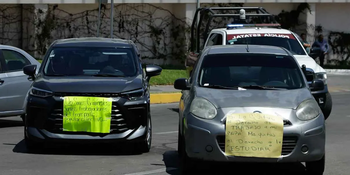 Casi 50 taxis piratas detenidos en Puebla