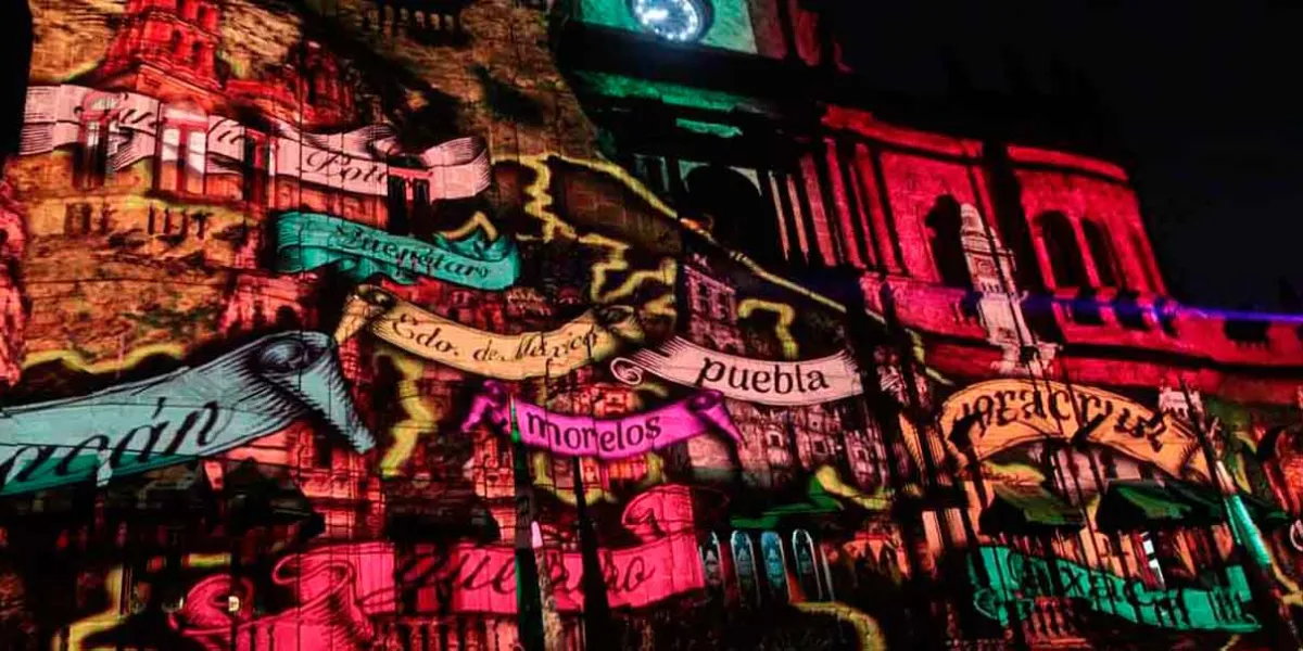 "Conmemora Gobierno de la Ciudad la Batalla de Puebla con video mapping