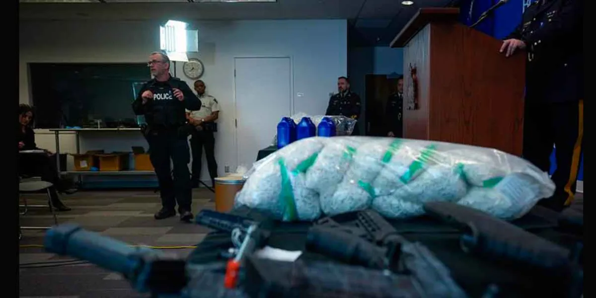 EE.UU. desmantela red del Cártel de Sinaloa y decomisa 11.5 kg de fentanilo en histórico operativo