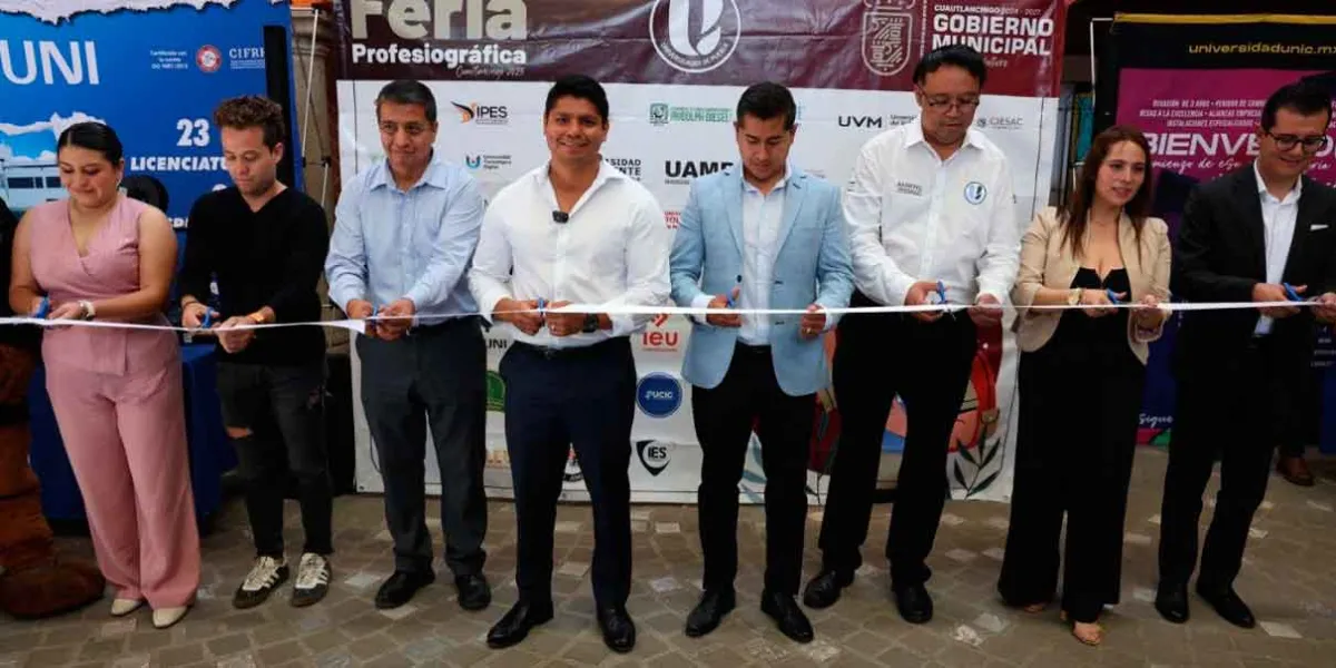 Inaugura Omar Muñoz “Primera Feria Profesiográfica” en Cuautlancingo