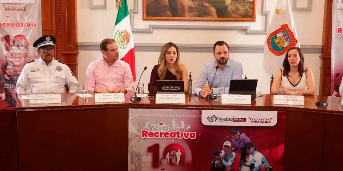 Presenta Gobierno de la Ciudad actividades en conmemoración al 10mo. Aniversario de la Vía Recreativa