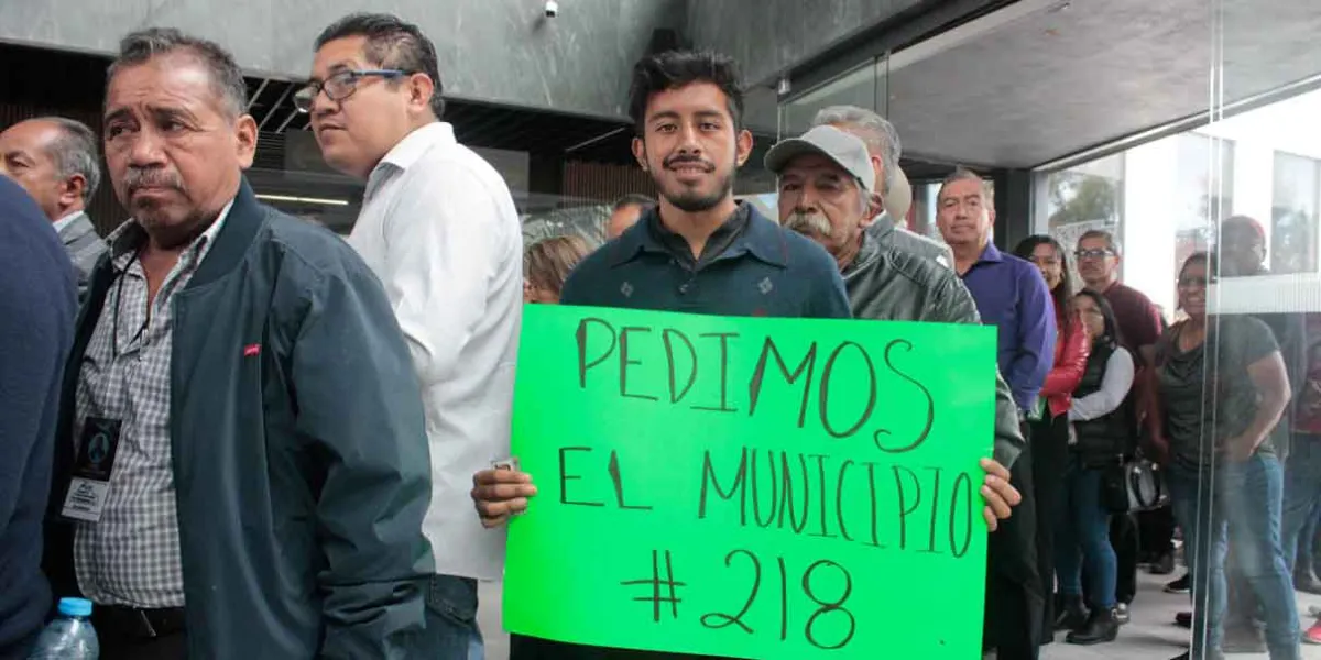 San Francisco Totimehuacán insiste en el Congreso convertirse en municipio