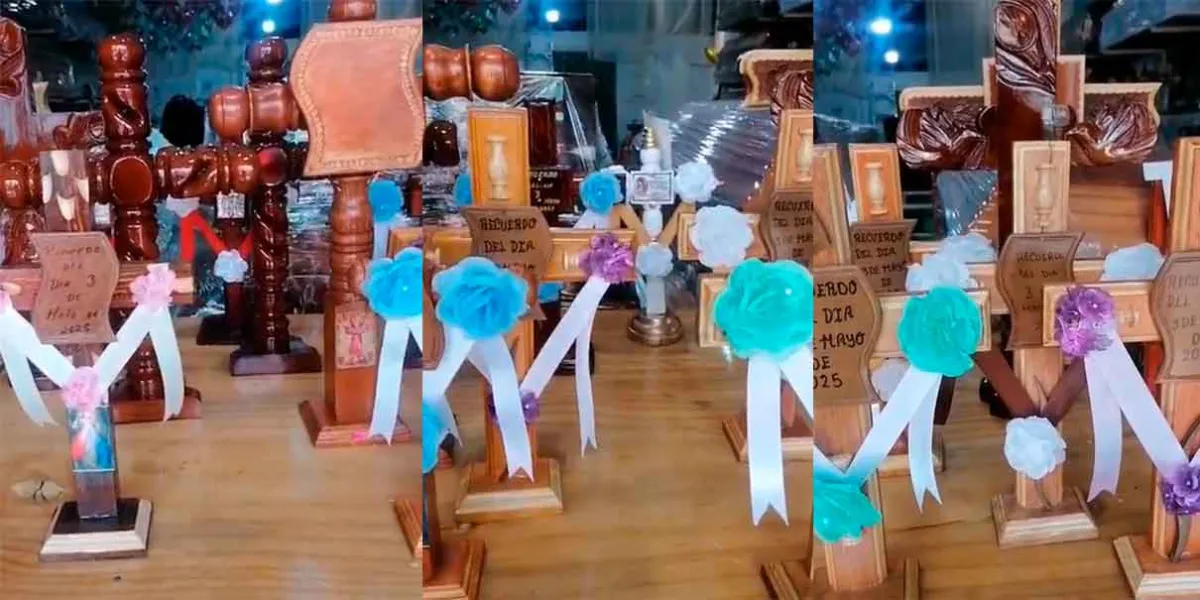 Tradición y fe: En Serdán, comerciantes listos con la venta de cruces