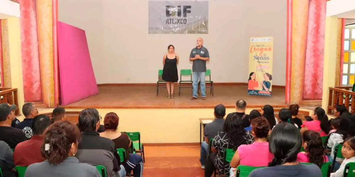 Se imparte curso de Lengua de Señas en Atlixco