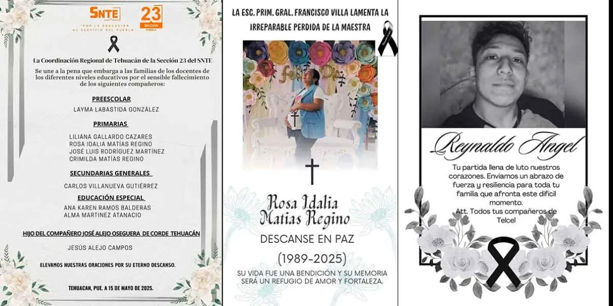 Solidaridad y apoyo a las familias afectadas por accidente en la Cuacnopalan-Oaxaca: SNTE