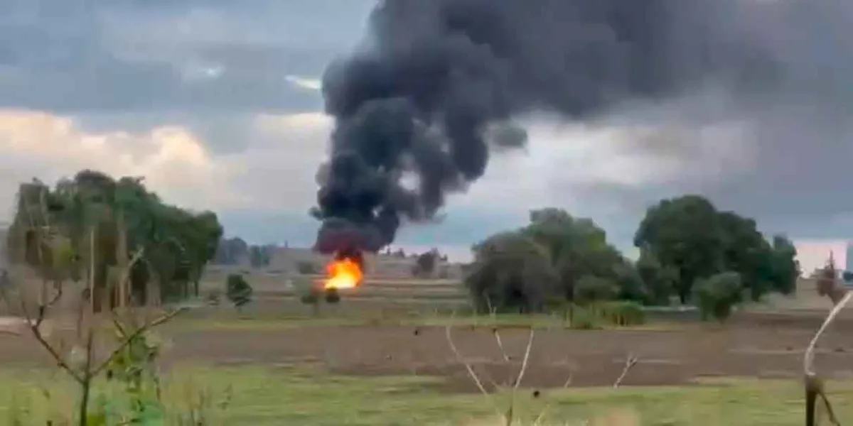 Pemex realiza quema controlada en "Los Lavaderos" de Texmelucan