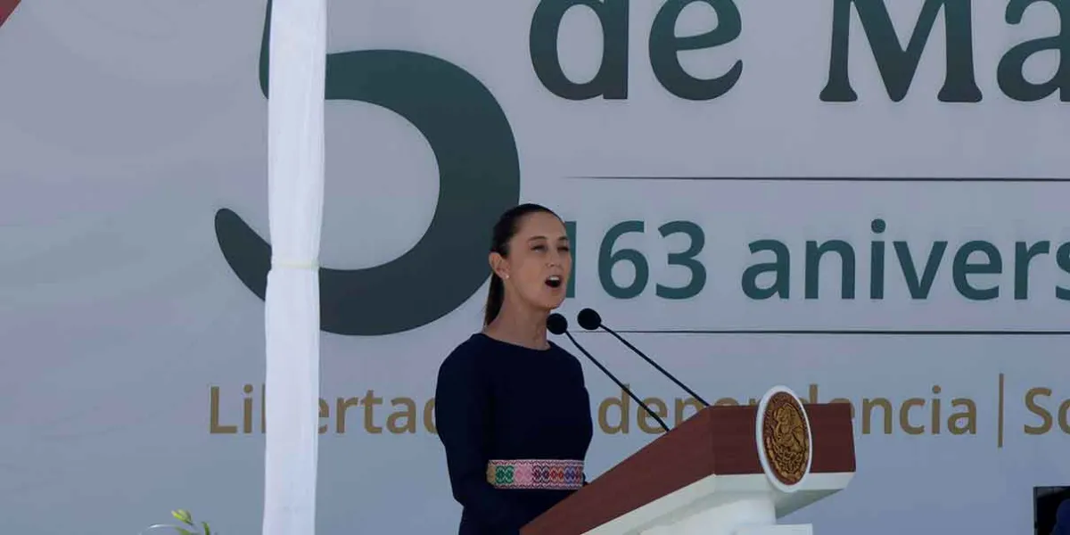 Sheinbaum de regreso a Puebla