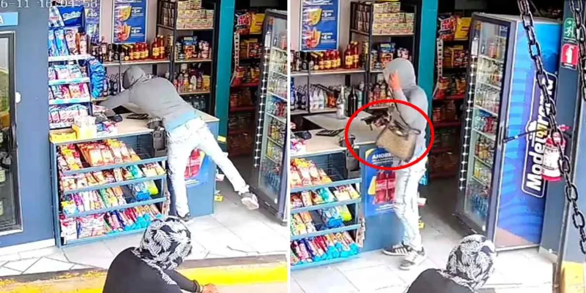 Delincuentes asaltan cervecería en Tecamachalco; se llevaron bolso y huyeron