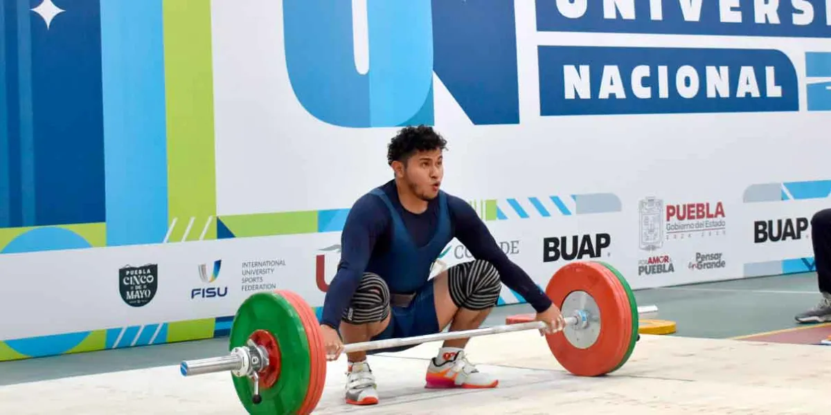 En levantamiento de pesas la BUAP obtiene cinco medallas