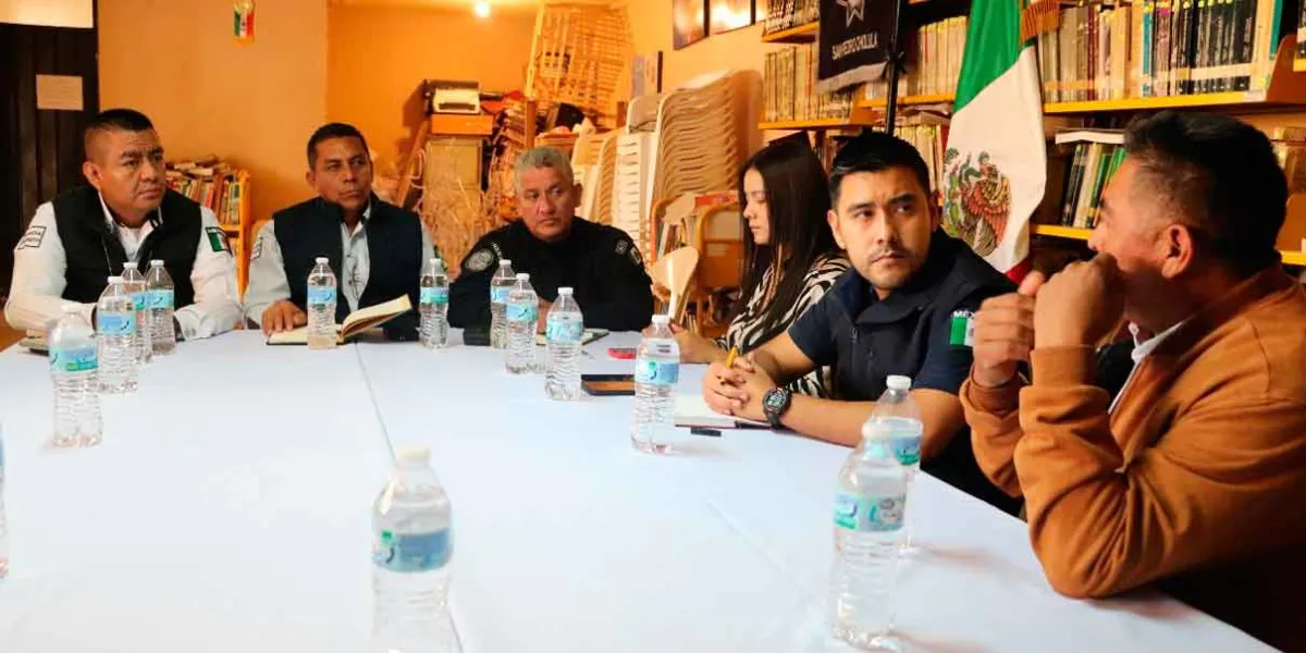 Fortalecen estrategias de seguridad en San Francisco Cuapan con participación ciudadana
