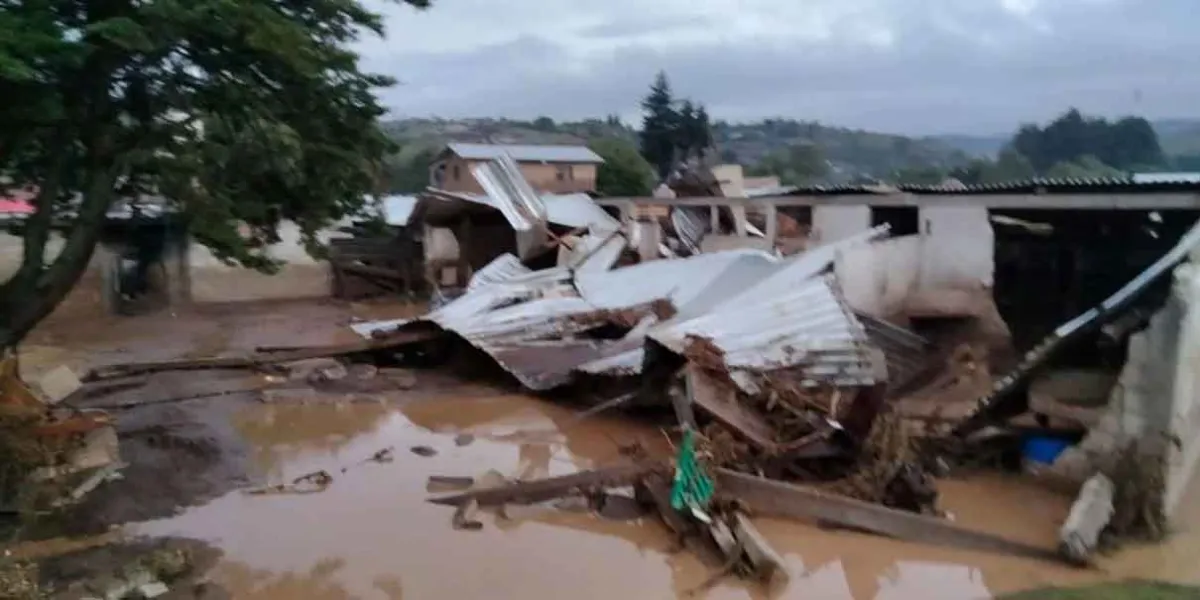 Hay 135 damnificados y 180 casas con daños por tromba