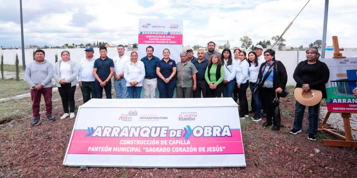 Inicia Lupita Cuautle obra en el panteón municipal de Santa María Tonantzintla