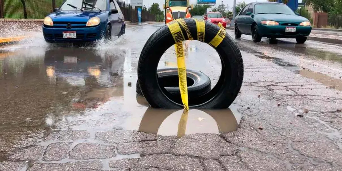 Las lluvias destruyen obra pública en Puebla 