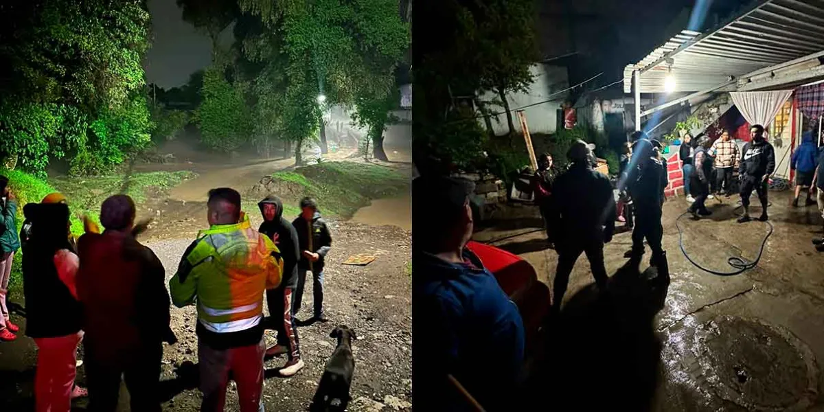 Autoridades atienden desbordamiento del río Atoyac en San Martín Texmelucan
