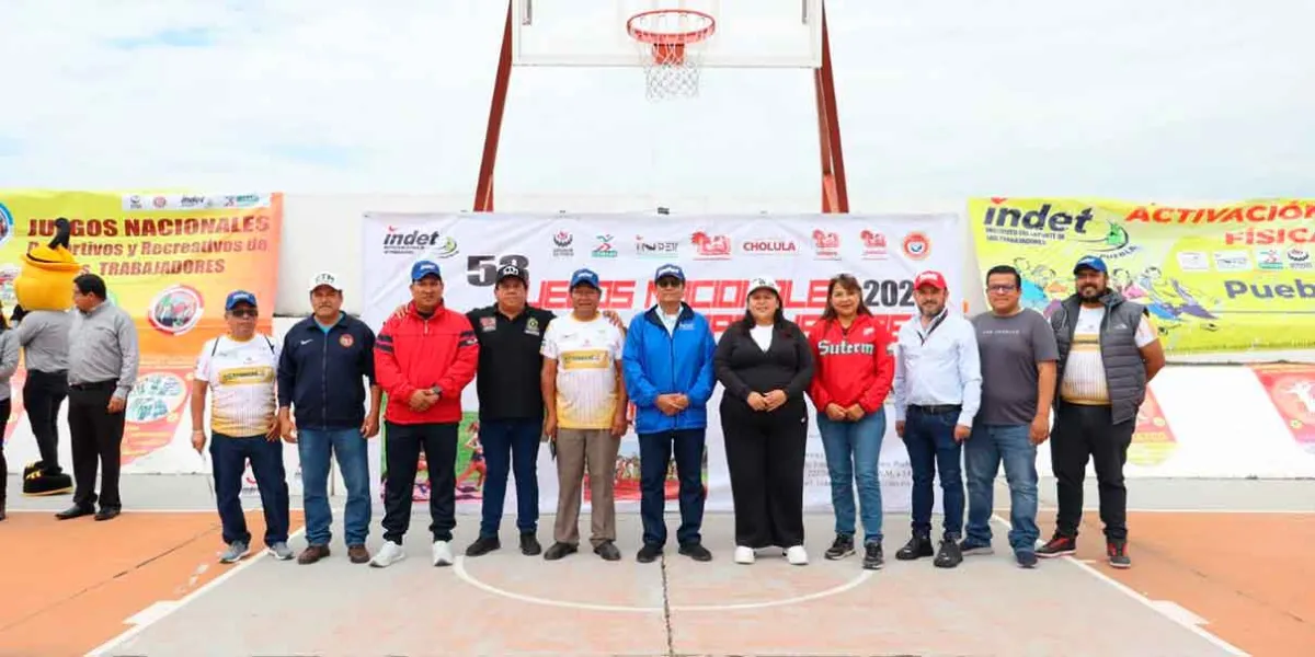 San Pedro Cholula inaugura la etapa estatal de los 53º Juegos Deportivos y Recreativos de los Trabajadores