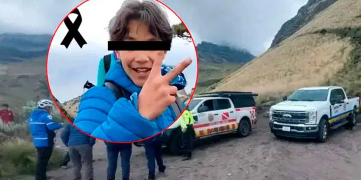 Cuerpo de adolescente desaparecido es localizado en el Iztaccíhuatl a 4,395 metros de altura