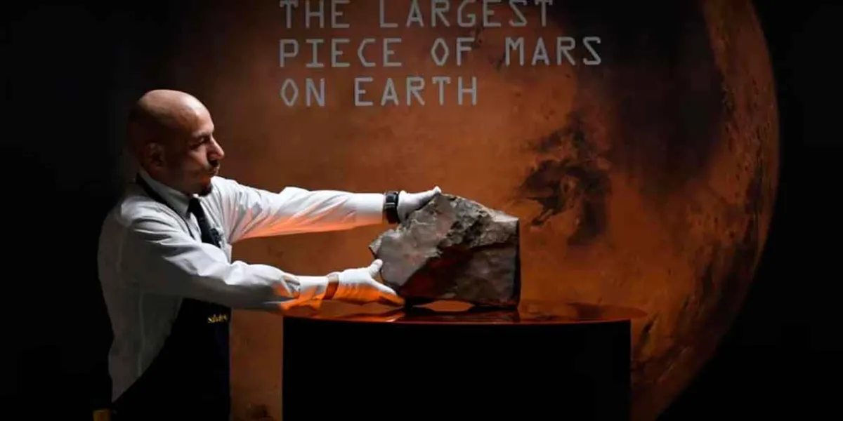 Fragmento de Marte recorre 225 millones de kilómetros y se convierte en el meteorito más valioso jamás vendido