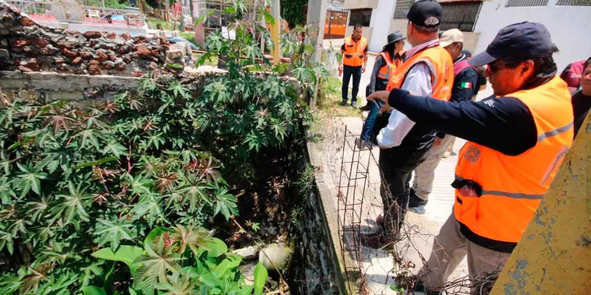 Impulsa Gobierno de la Ciudad acciones preventivas ante lluvias en San Baltazar Tetela